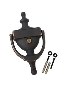 Agujero de puerta bronce macizo QCAA con visor 160