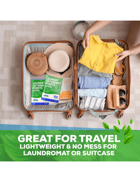 Hojas de Detergente Ecológicas Hudson - 50 Cargas Sin Plástico