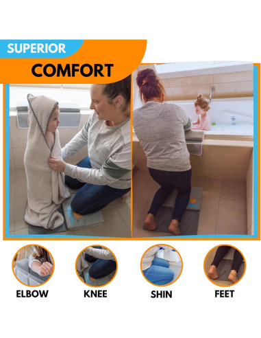 Juego Almohadillas Baño Bebé Neopreno y Poliester 3.81cm