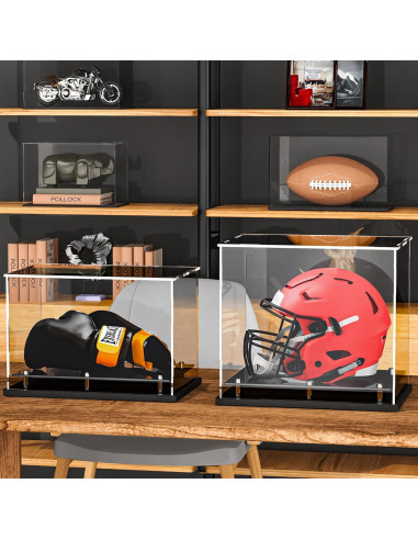 Estuche de exhibición para casco de fútbol Wanlian 38x31.8 cm