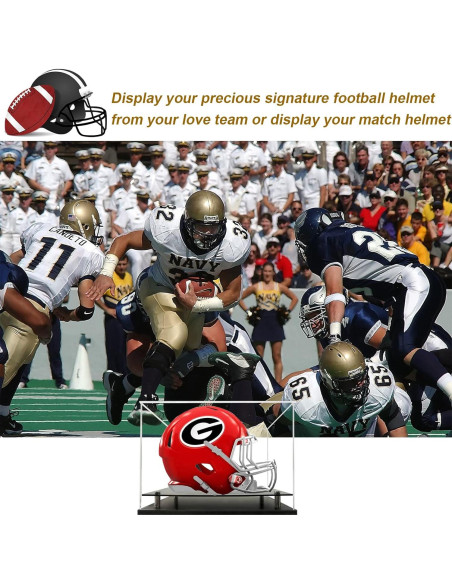 Estuche de exhibición para casco de fútbol Wanlian 38x31.8 cm