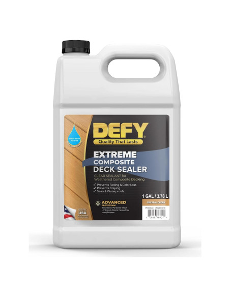 Sellador Impermeable Transparente DEFY Extreme 3.78L para Decks