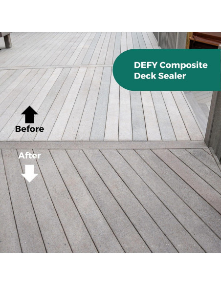 Sellador Impermeable Transparente DEFY Extreme 3.78L para Decks