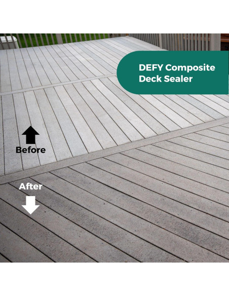 Sellador Impermeable Transparente DEFY Extreme 3.78L para Decks