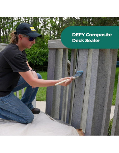 Sellador Impermeable Transparente DEFY Extreme 3.78L para Decks