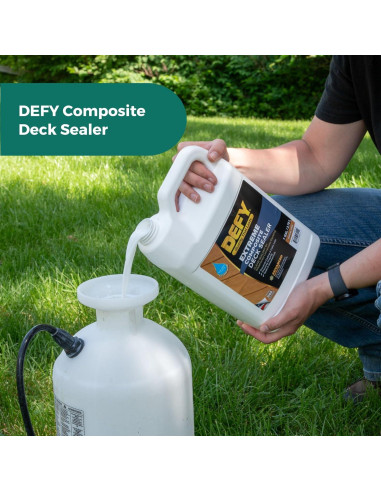 Sellador Impermeable Transparente DEFY Extreme 3.78L para Decks