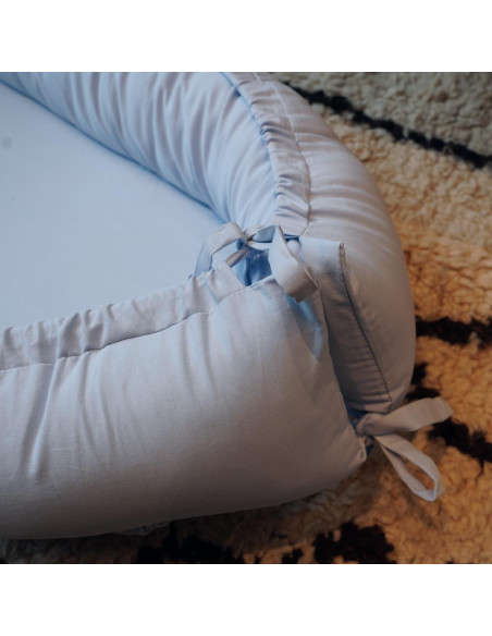 Sofá para Bebés CooCooBaby 100% Algodón Azul 0-12 Meses