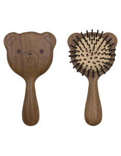 Cepillo de Pelo de Madera Pamayaneen Dientes Anchos 16cm