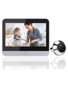 Mirilla Digital Diyeeni 1080P con Monitor 4.3" y Visión Nocturna