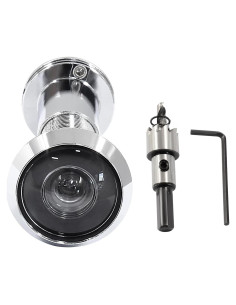 Mirilla de Puerta Waziaqoc Níquel Cepillado Ajustable 3.9-5.9cm