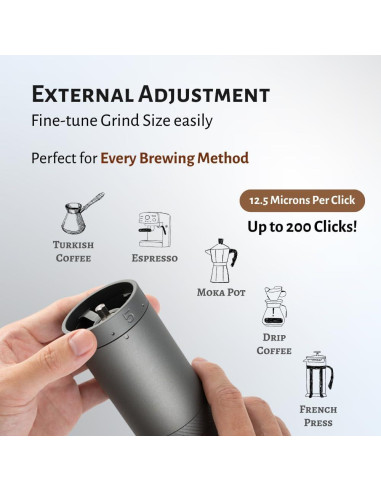Molinillo de Café Manual 1Zpresso X-Ultra Negro 0.6kg