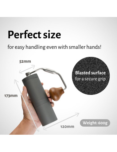 Molinillo de Café Manual 1Zpresso X-Ultra Negro 0.6kg