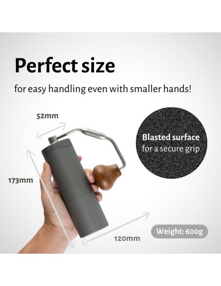 Molinillo de Café Manual 1Zpresso X-Ultra Negro 0.6kg