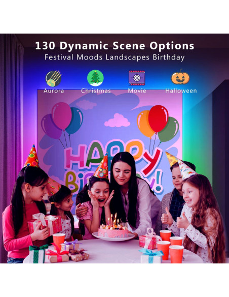 Tira LED 5M BGRIC Multicolor con Control Remoto y App