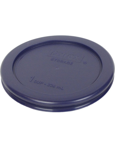 Conjunto de Tazones de Vidrio Pyrex 7202 con Tapas Azules 1 Taza