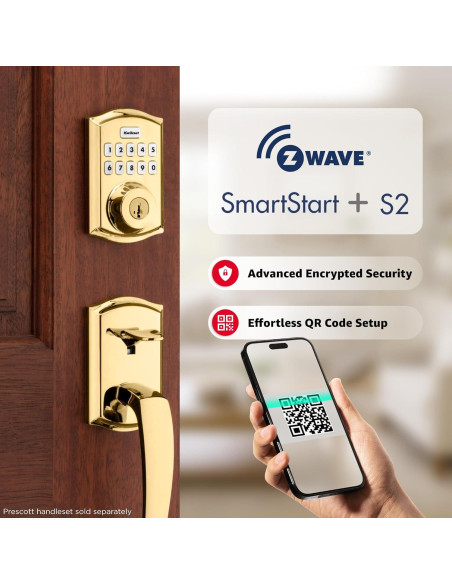 Cerradura Inteligente Kwikset HomeConnect 620 Z-Wave 1.64kg