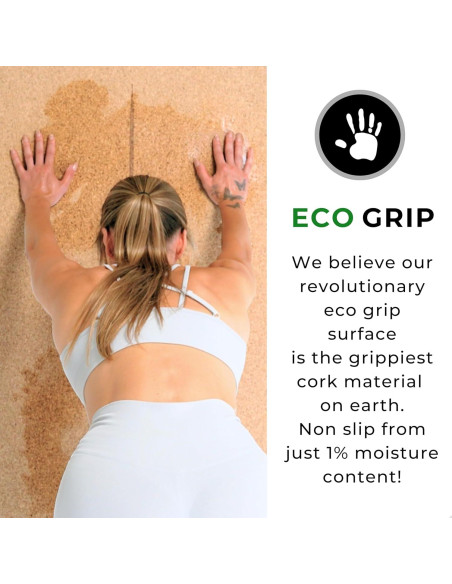 Esterilla de Yoga Plyopic de Corcho Antideslizante 185x66cm