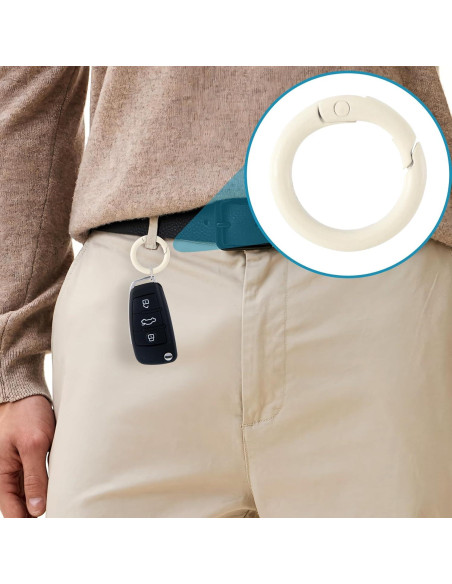 Anillos O de Resorte Winsyison 20pcs 23.5mm Multicolor