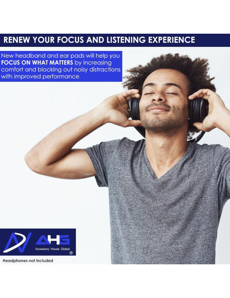 Kit de Almohadillas y Cojín de Cabeza para Bose QC3 - AHG