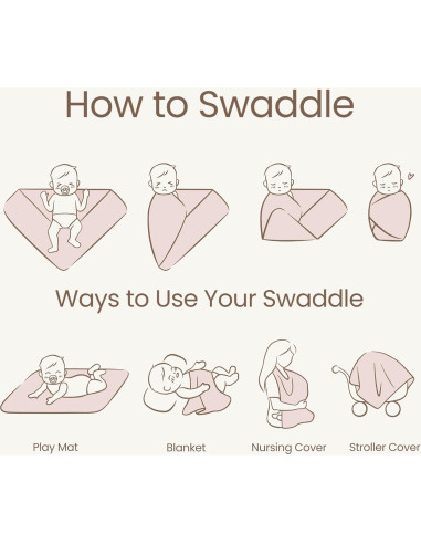 Manta de Recepción para Bebé Niña Konssy + Diadema Beige