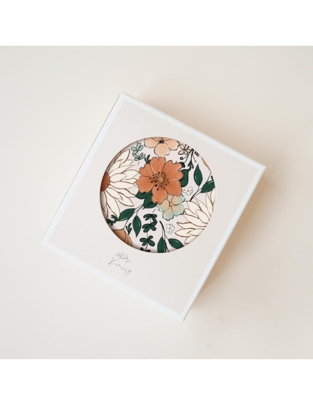 Manta de Recepción para Bebé Niña Konssy + Diadema Beige