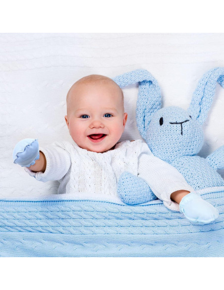 Geyoga 24 Pares Manoplas para Bebés Recien Nacidos 0-6 Meses