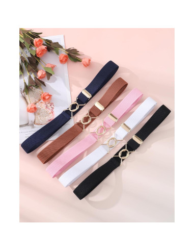 Cinturón Elástico Kajeer para Niñas - Ajustable 38-68.5 cm