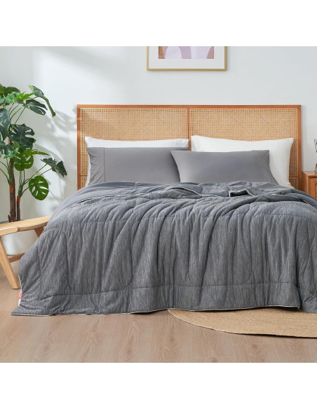 Colcha de Enfriamiento Amélie Home Individual Gris 172.7x228.6cm
