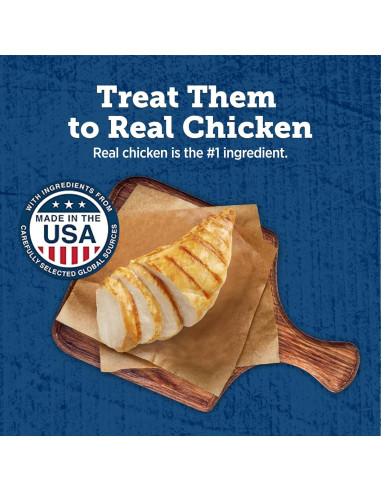 Golosinas Naturales para Perros Blue Buffalo 340g Pollo y Manzana