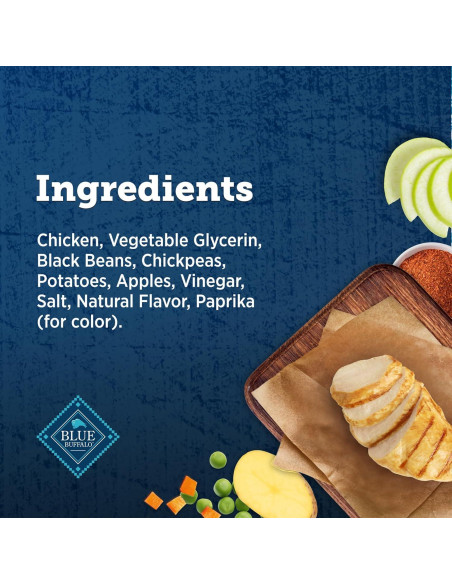 Golosinas Naturales para Perros Blue Buffalo 340g Pollo y Manzana