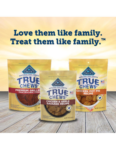 Golosinas Naturales para Perros Blue Buffalo 340g Pollo y Manzana