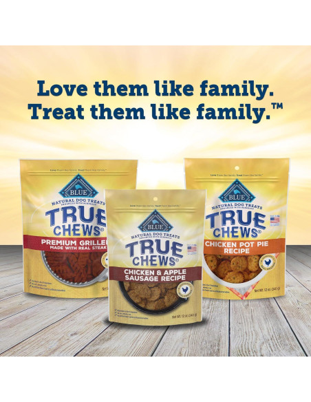 Golosinas Naturales para Perros Blue Buffalo 340g Pollo y Manzana