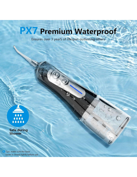 Irrigador Oral Inalámbrico NBGRLVS 320ml IPX7 6 Modos