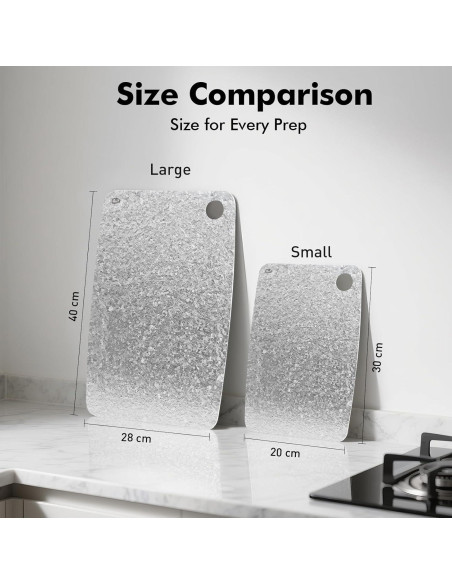 Tabla de Cortar Antibacteriana de Titanio FINEYORKER 30.48x20.32cm