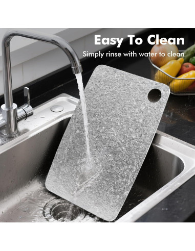 Tabla de Cortar Antibacteriana de Titanio FINEYORKER 30.48x20.32cm