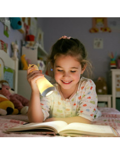 Linterna Nocturna LED ShaArkMango Recargable para Niños 6.1cm 2