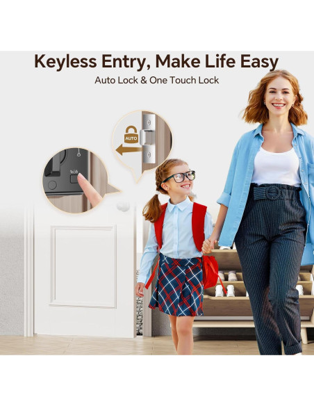 Cerradura Inteligente VCHOO SL02 Wi-Fi con Manija y App