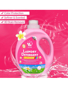 Detergente Líquido Concentrado WBM para Ropa 992 g - 50 Lavados 2