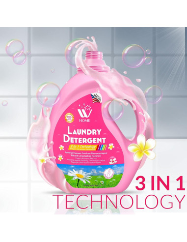 Detergente Líquido Concentrado WBM para Ropa 992 g - 50 Lavados