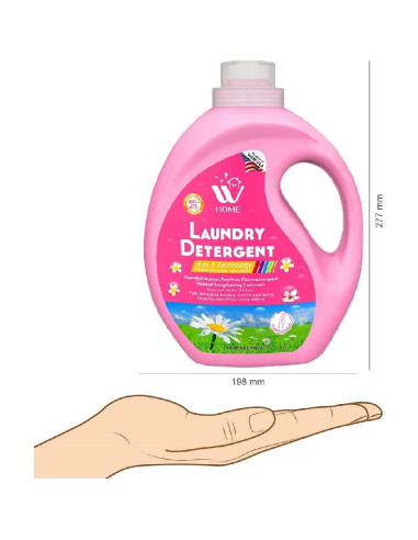 Detergente Líquido Concentrado WBM para Ropa 992 g - 50 Lavados