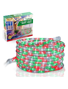 Luces de Cuerda LED Tupkee 7.3m 144 Bombillas Rojo Verde Claro