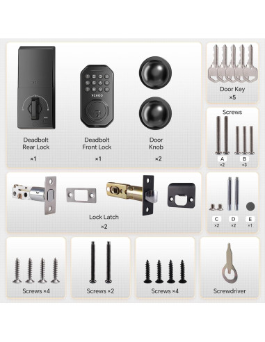 Cerradura Inteligente VCHOO SL02 Wi-Fi con Manija y App