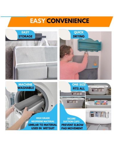 Juego Almohadillas Baño Bebé Neopreno y Poliester 3.81cm