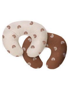 Funda de Almohada de Lactancia Lethooly Boho Arcoíris - 2 Piezas