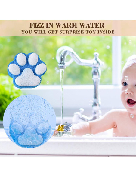Set de 12 Bombas de Baño Yekery con Juguetes Sorpresa