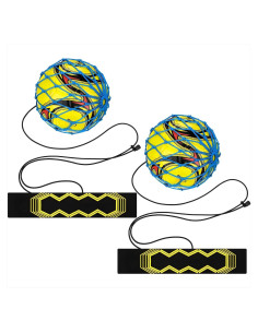 Entrenador de Fútbol Civaner 2 Pcs Ajustable para Balones 3-5