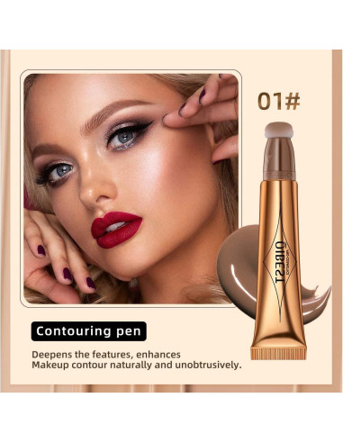 Varita de Bronceador Crema URQT 31.1 ml Contorno Marrón Gris