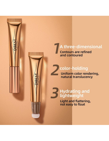 Varita de Bronceador Crema URQT 31.1 ml Contorno Marrón Gris