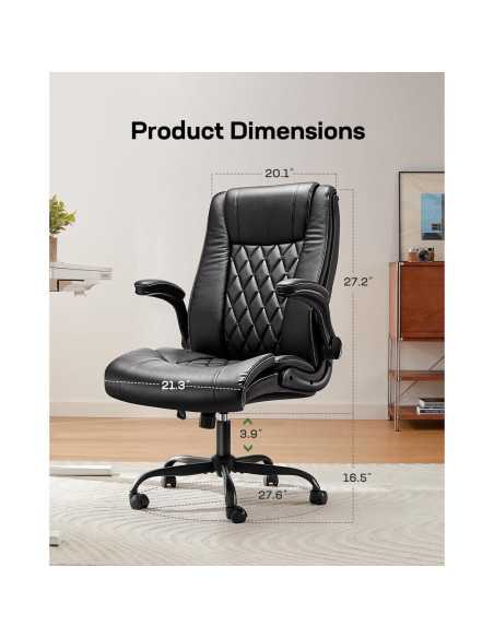 Silla de Oficina Ergonómica Marsail MSOC4 Ajustable en Altura