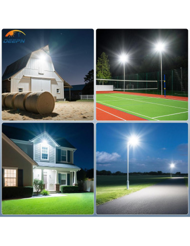 Luz Solar de Calle Deepn 9000W con Sensor de Movimiento - 2 Paquete